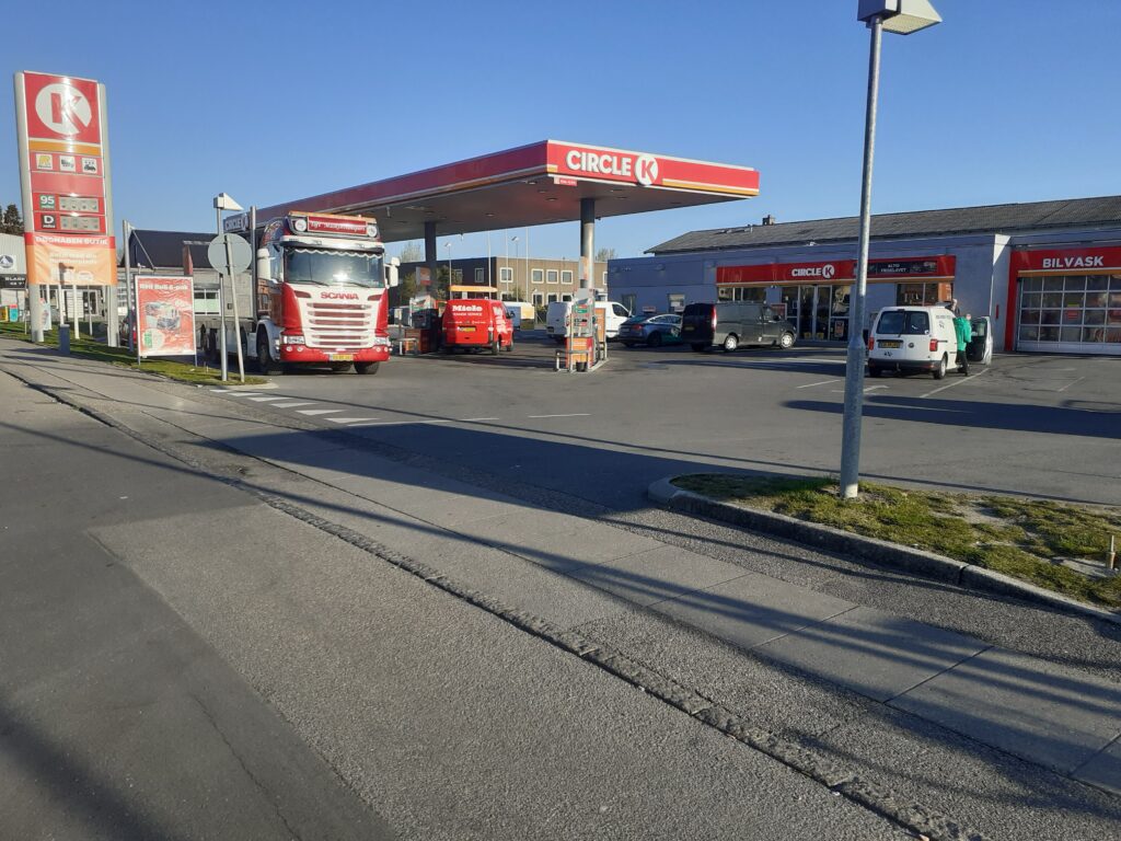 Mødestedet i Taastrup er Circle K ved Kuldyssen.